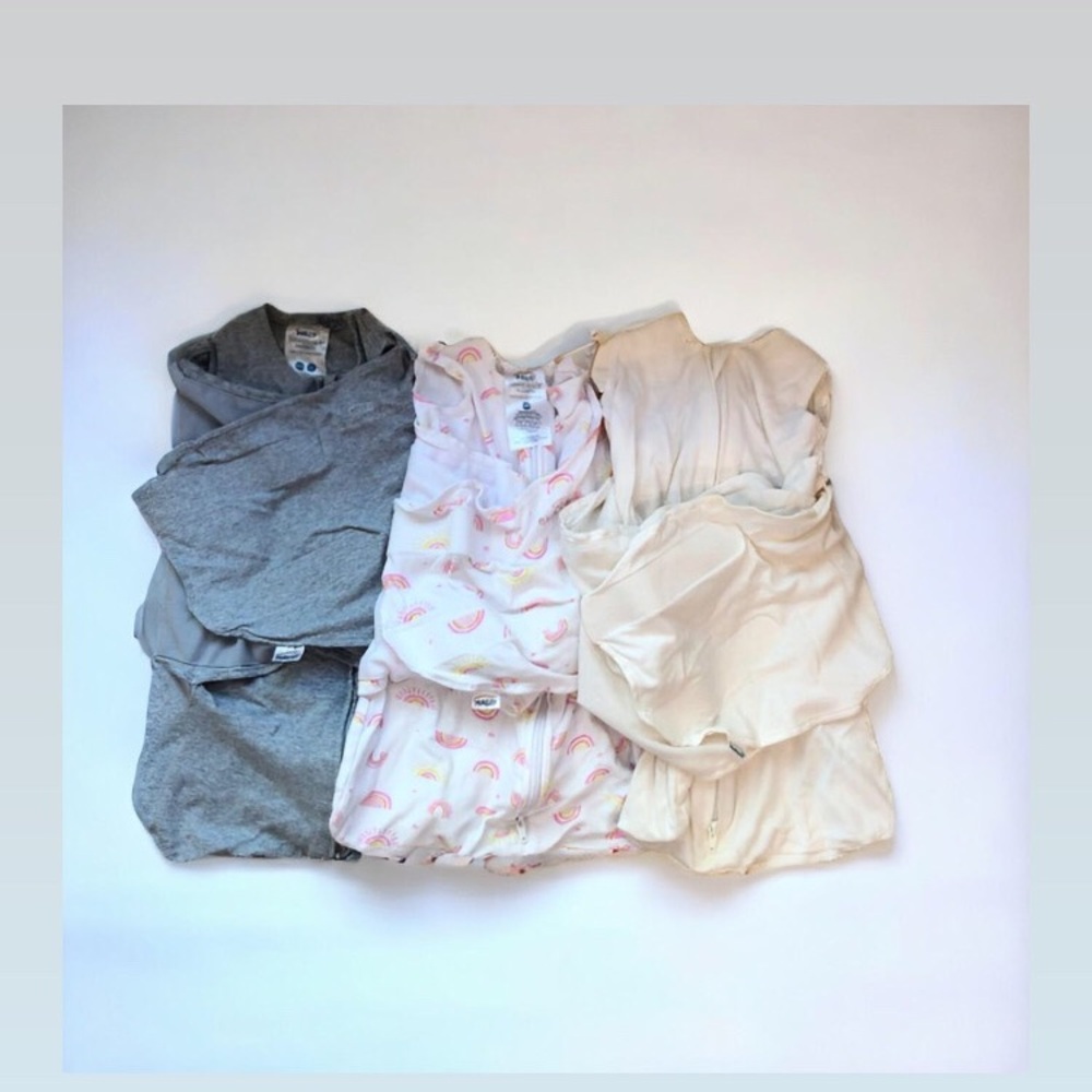 Lot of 3 Halo Sleep Sack Swaddles NB Great Condition